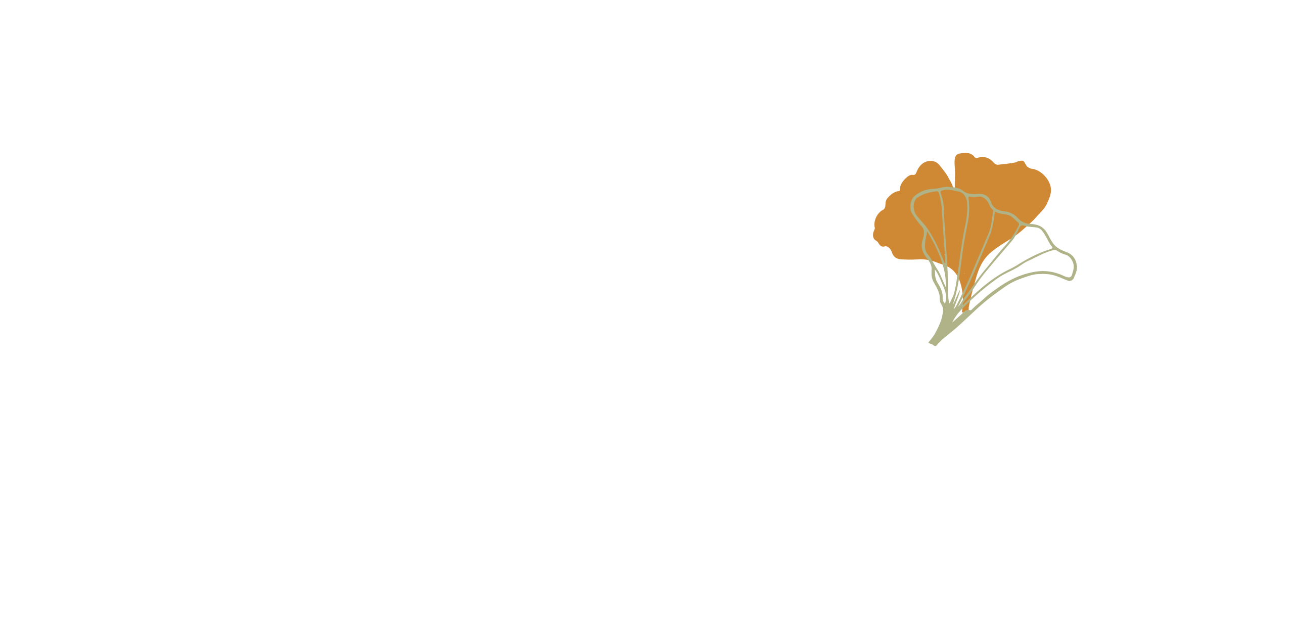 GA Gingko Autumn Logo White